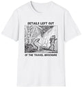 Travel Brochure T Shirt graphic tee White Size XL Unisex