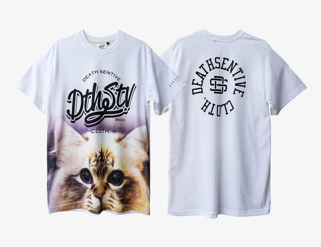 DEATH SENTIVE Cat Men Hip Hop Hipster Party Street Fashion Casual DV42 Unisex