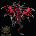 A Climbing Dragon Fantasy Mens 100% Cotton Unisex