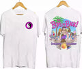 T C Surf Challenge Retro 80s Designs White 2 sides Tshirt new Unisex
