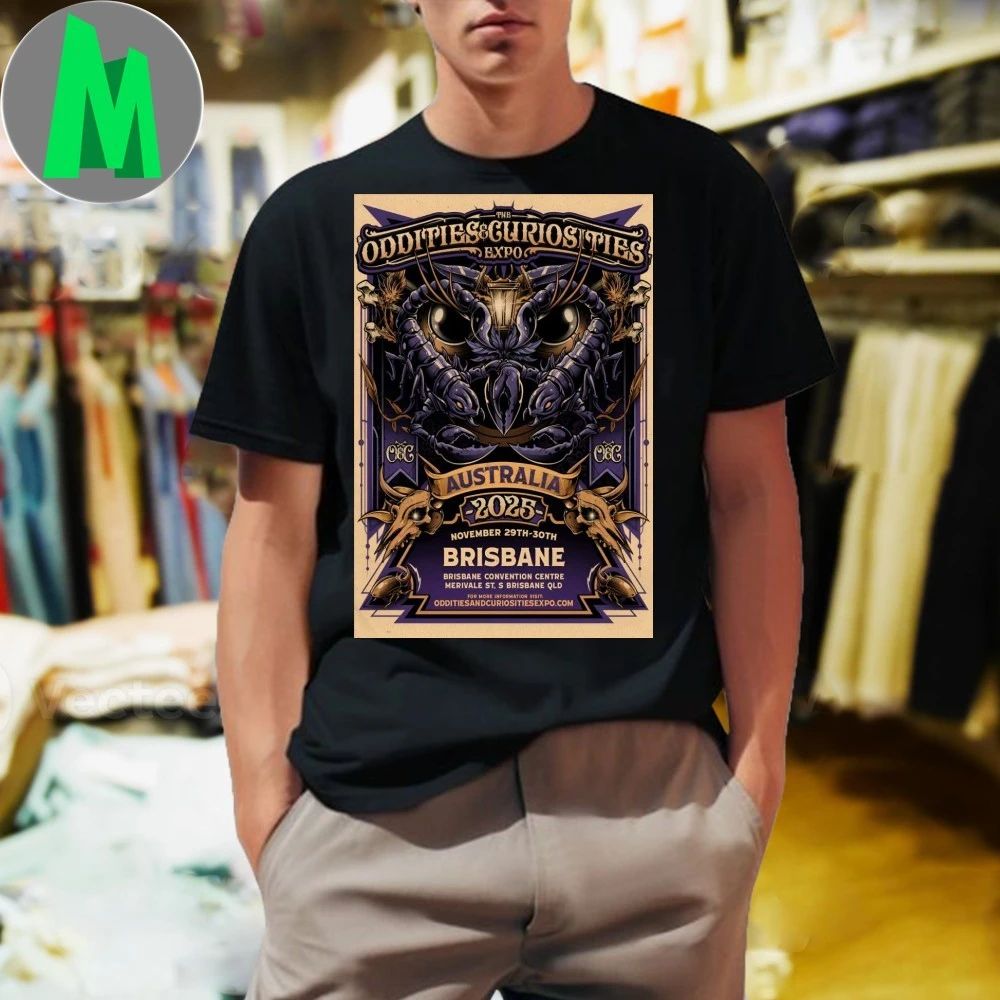 Oddities And Curiosities Expo 11 29-11 30 2025 Brisbane AUS Poster Shirt Unisex