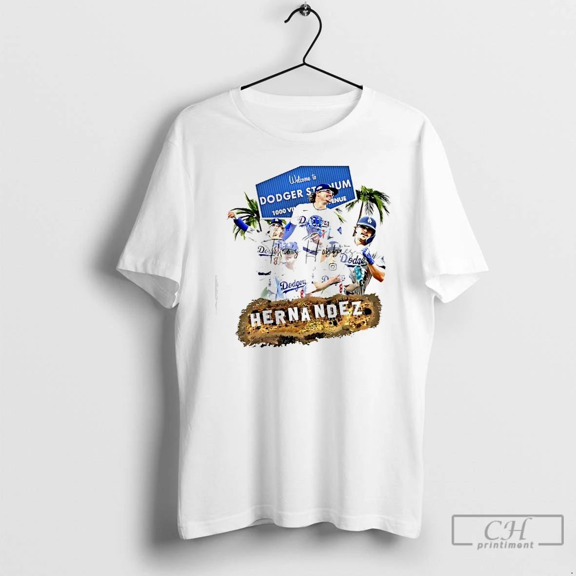 Premium Kike Hernandez Welcome To Dodger Stadium Los Angeles Baseball T Shirts Unisex