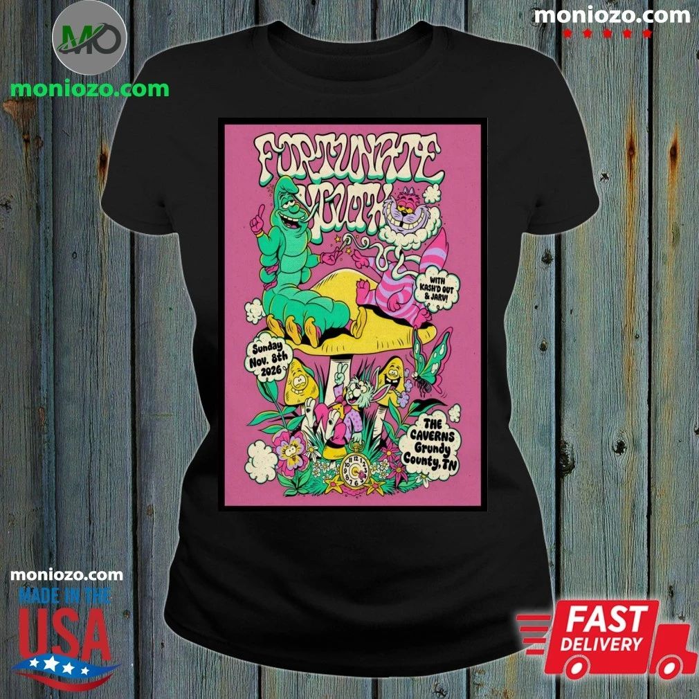 Original Fortunate Youth At The Caverns On Nov 8 2026 Poster Shirt Unisex