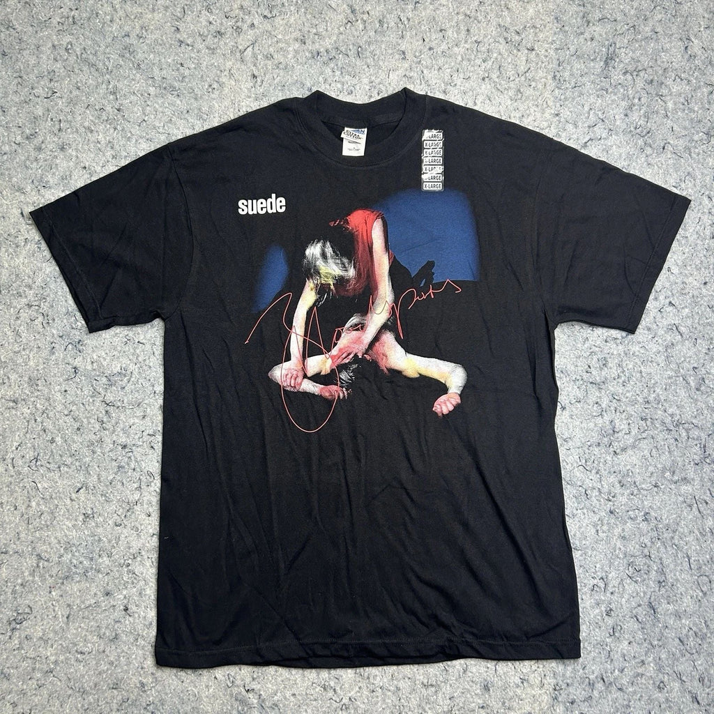 Suede 2013 Tour T Shirt XL Black Band Tee Britpop Concert Modern Graphic New Unisex