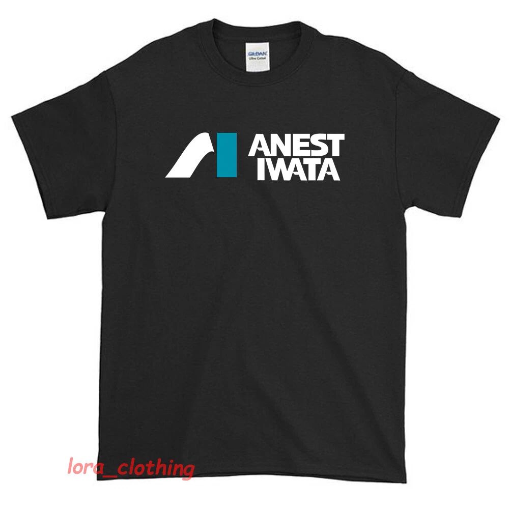 New ANES IWATA Logo American Funny T Shirt USA size S -XXL Unisex
