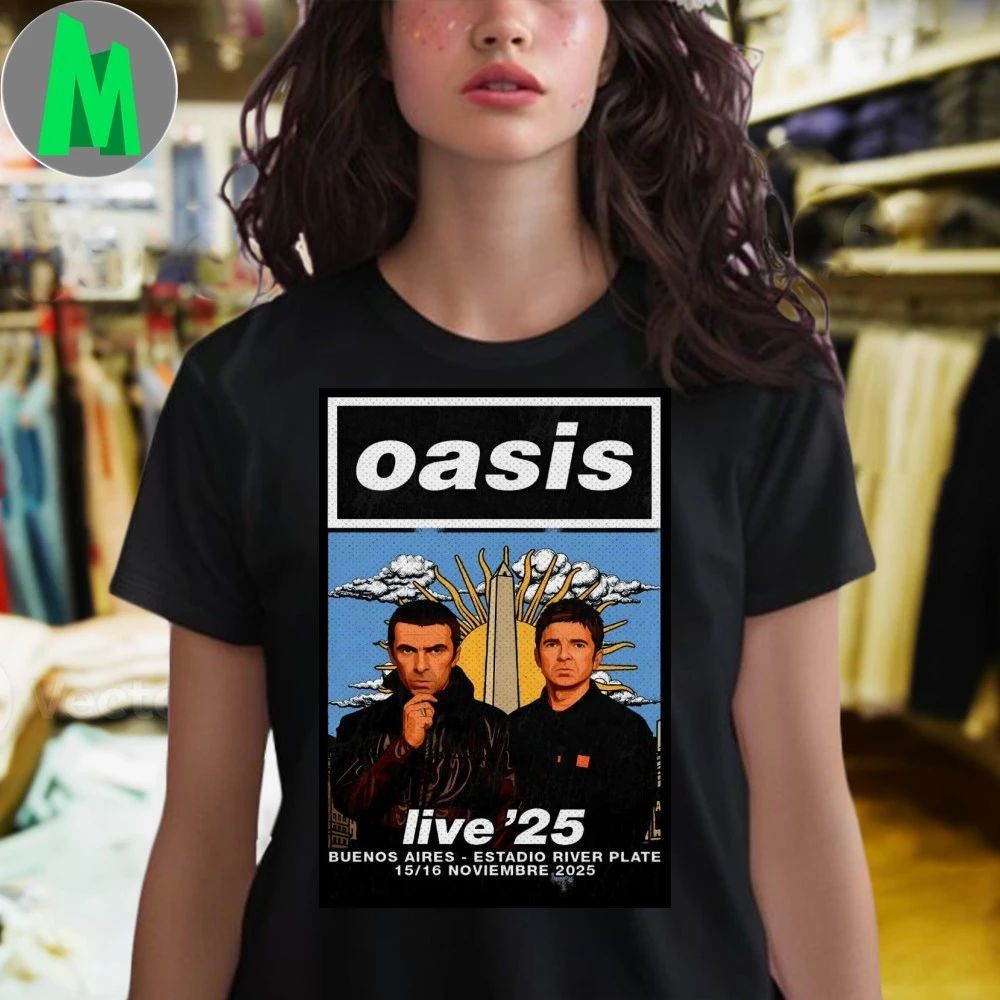 Oasis November 15-16 2025 Buenos Aires Argentina Poster Shirt Unisex