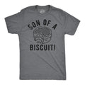 Mens Funny T Shirts Son Of A Biscuit Sarcastic Food Graphic Tee for Men Unisex