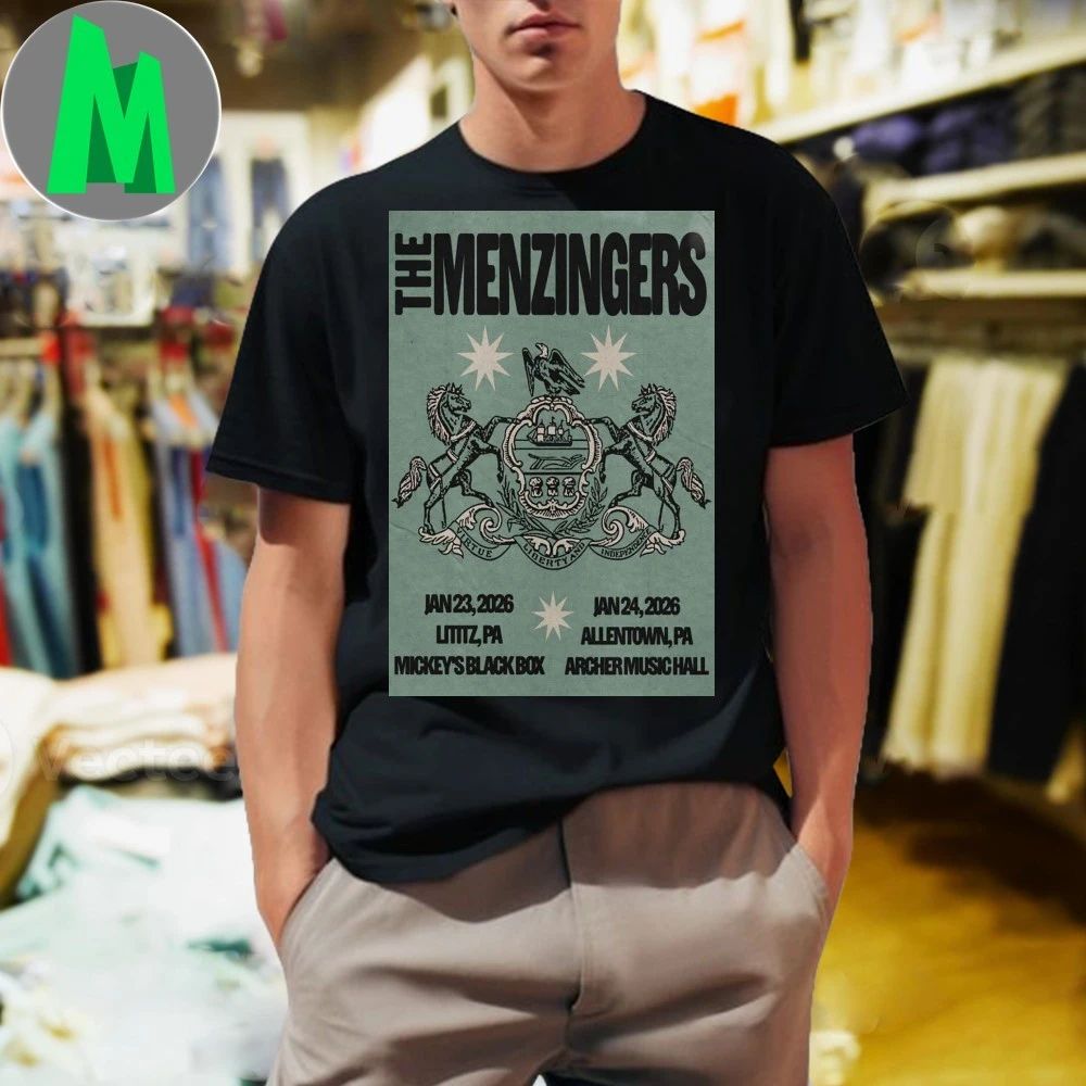 Original The Menzingers Allentown Pa Jan 24 2026 Poster Shirt Unisex