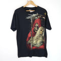 Vintage 90'S Fantasy Skeleton Graphic SZ M (T7568) Unisex