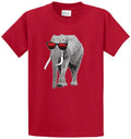 Elephant With Sunglasses Graphic Printed Tee Shirt in Regular & Big & Tall Size Unisex
