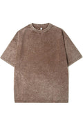 230G Oversized Acid Washed Tee Print Retro Punk all sizes Unisex