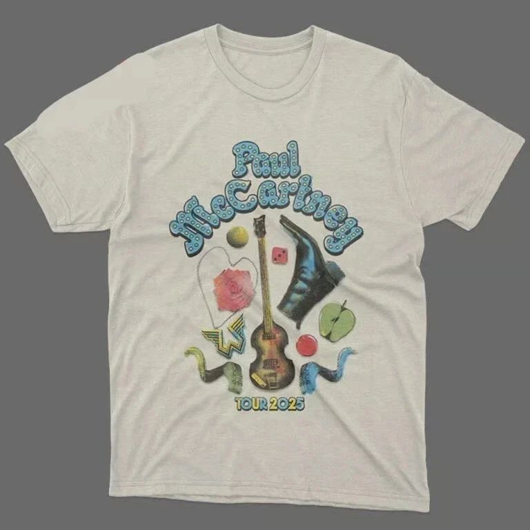 Paul McCartney Got Back Tour 2025 Merch Wings And Icon Gift for Fans All Unisex