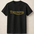 Triumph Tee With Retro Gold Emblem Design Unisex T Shirt Unisex