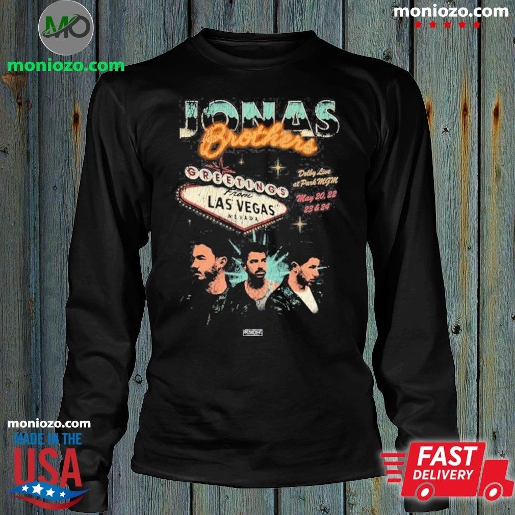 Jonas Brothers Greetings From Las Vegas May 20-24, 2026 Shirt Unisex