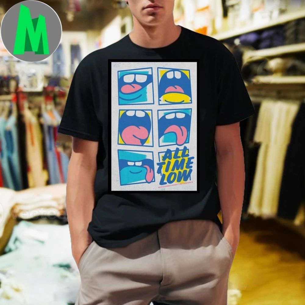 All Time Low Grand Rapids, Michigan Poster Shirt Unisex