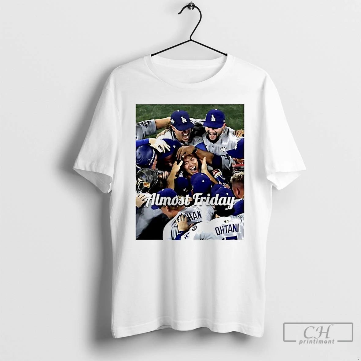 Premium Yoshinobu Yamamoto Los Angeles Dodgers Almost Friday T Shirts Unisex