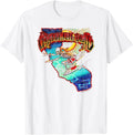Surfing California Skeleton Vintage Rock Graphic BESTSELLER Unisex