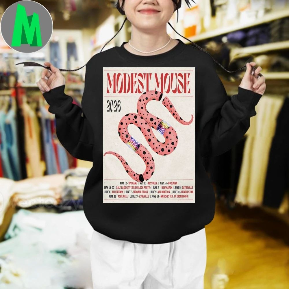 Modest Mouse Tour 2026 Poster Shirt Unisex