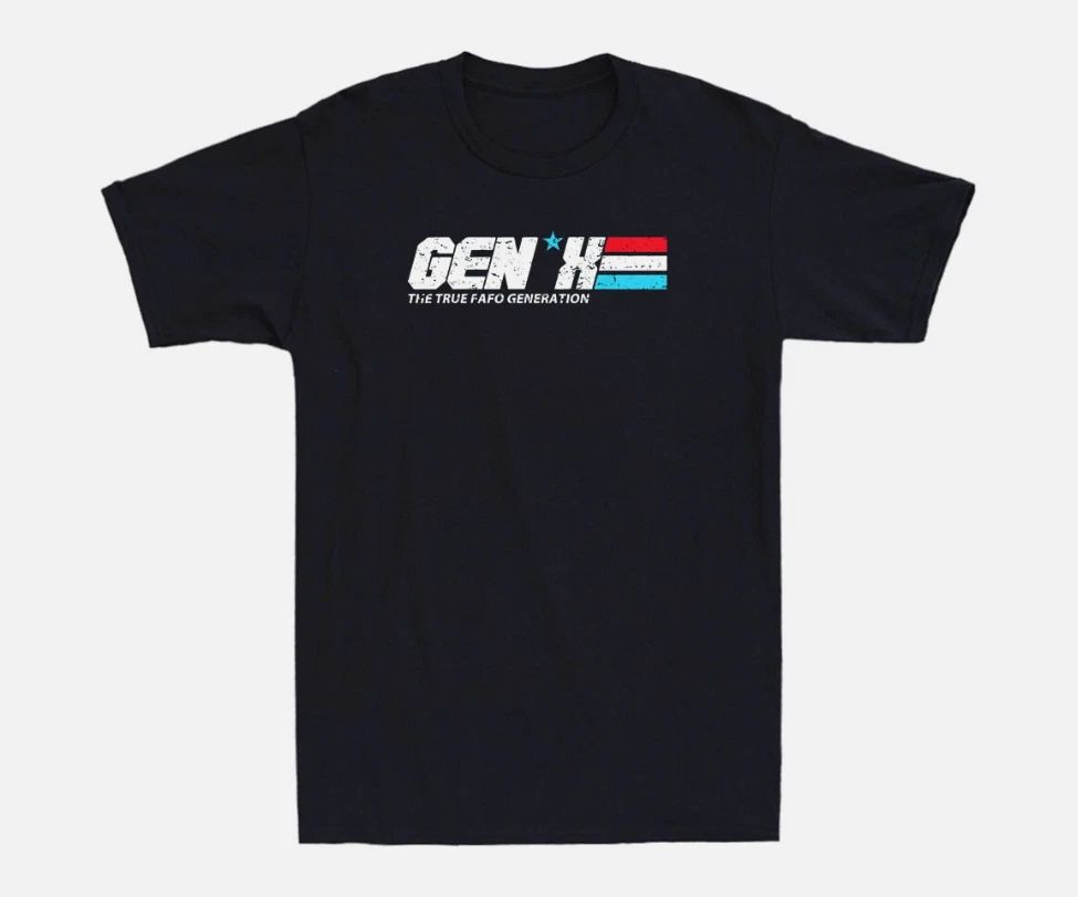 Gen X The FAFO Generation Retro Quote Vintage Men’s Full Size S-5XL Unisex