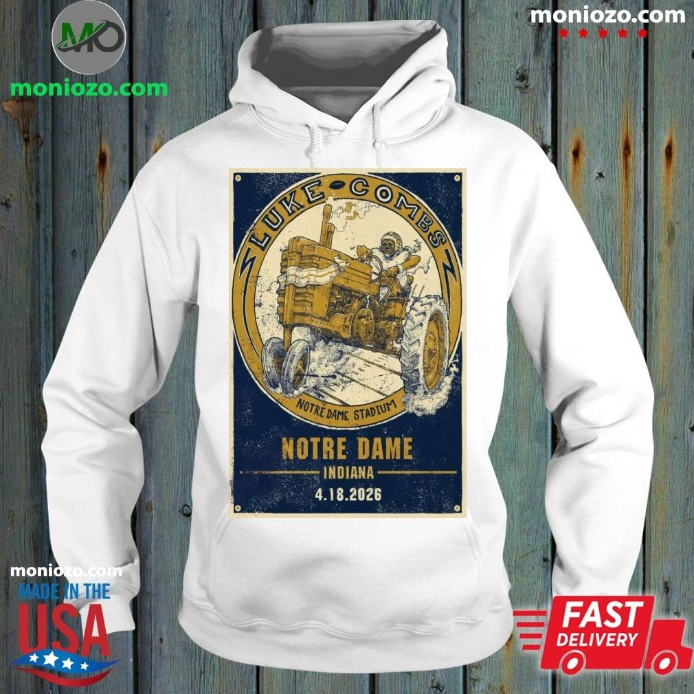 Luke Combs Notre Dame Stadium, South Bend IN April 18 2026 Poster Shirt Unisex