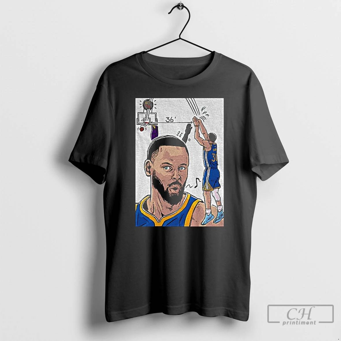 Classic Stephen Curry Mvp All Star Golden State Warriors Nba Basketball Cartoon T Shirts Unisex