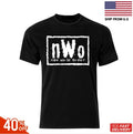 New World Order nWo Logo WCW Professional Wrestling T Shirt Tee reprint Unisex