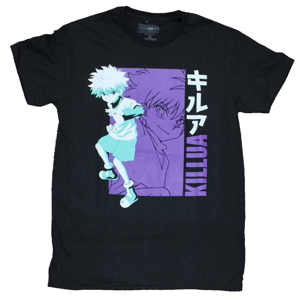 Hunter X Hunter Mens -Killua Purple Aqua Box Stance Unisex