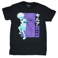 Hunter X Hunter Mens -Killua Purple Aqua Box Stance Unisex