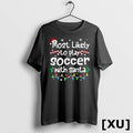Most Likely To Play Soccer With Santa Christmas Matching Tshirts Sweater Unisex