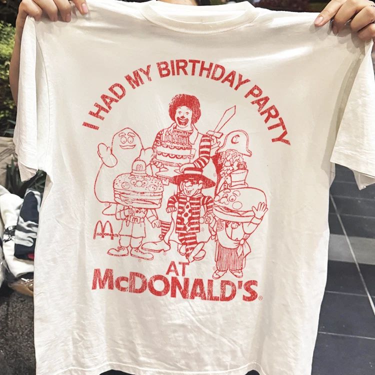 Vintage I Had My Birthday Party At Mcdonald FAST SHIPPING 2-3D Unisex