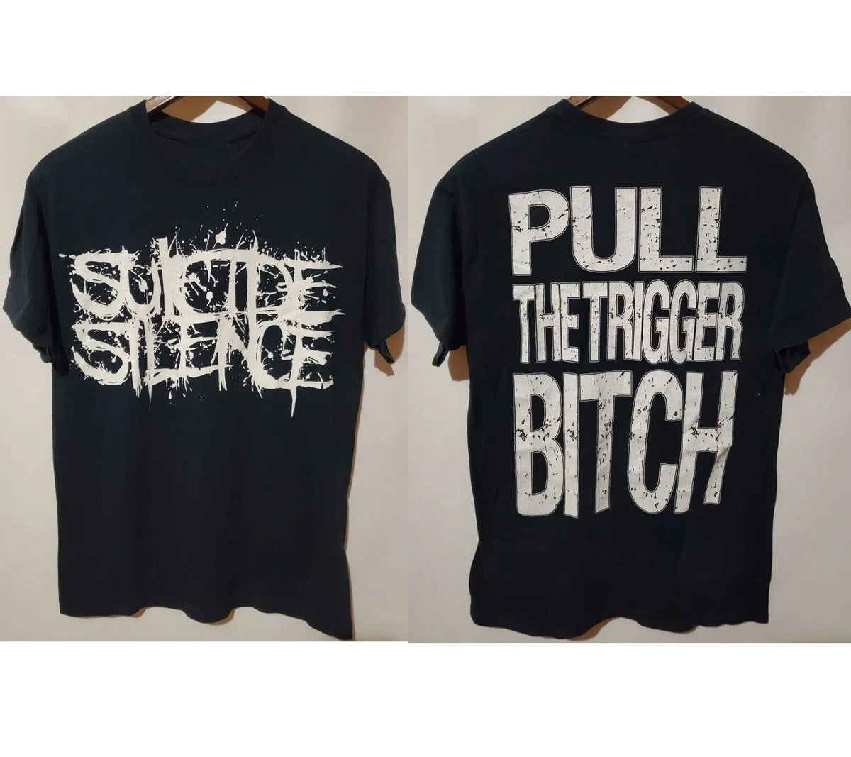 NEW!!! Suicide Silence Pull The Trigger Btch Band American Apparel Unisex