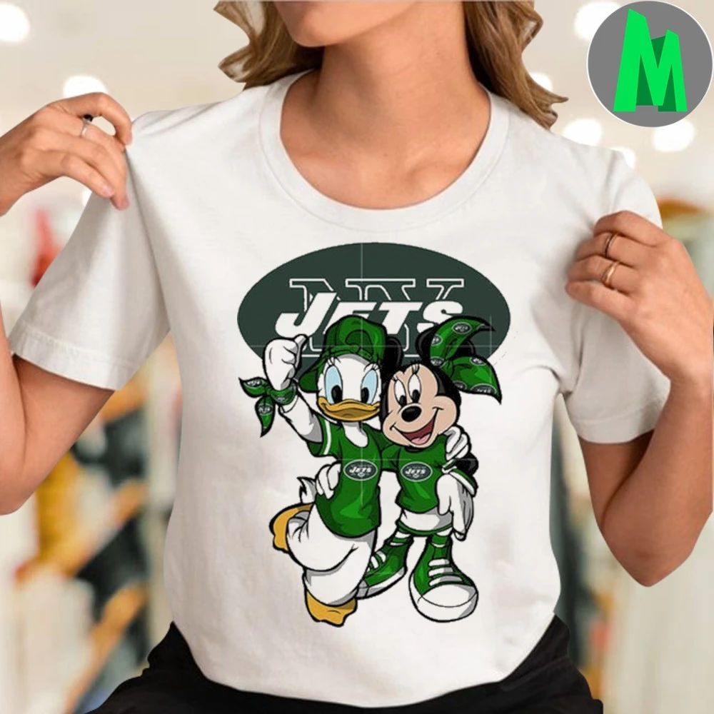 Daisy Minnie New York Jets Logo 2025 Shirt Unisex
