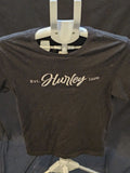 Hurley Black Short Sleeve SM Graphic Tagless Skate Surf Streetwear 1999 Unisex