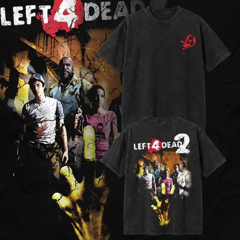 Left 4 Dead 2 Graphic Tee Streetwear Unisex