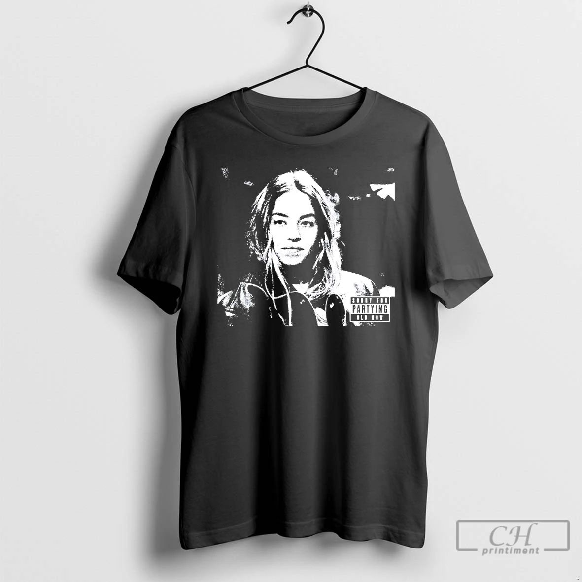 Premium Sydney Sweeney The Stare Sorry For Partying Old Row T Shirts Unisex