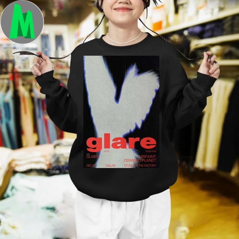 Original Glare With glixen December 20 2025 At Studio At The Factory Show Poster Unisex