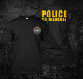 US marshal police - Custom Men's Back and front Tee Unisex