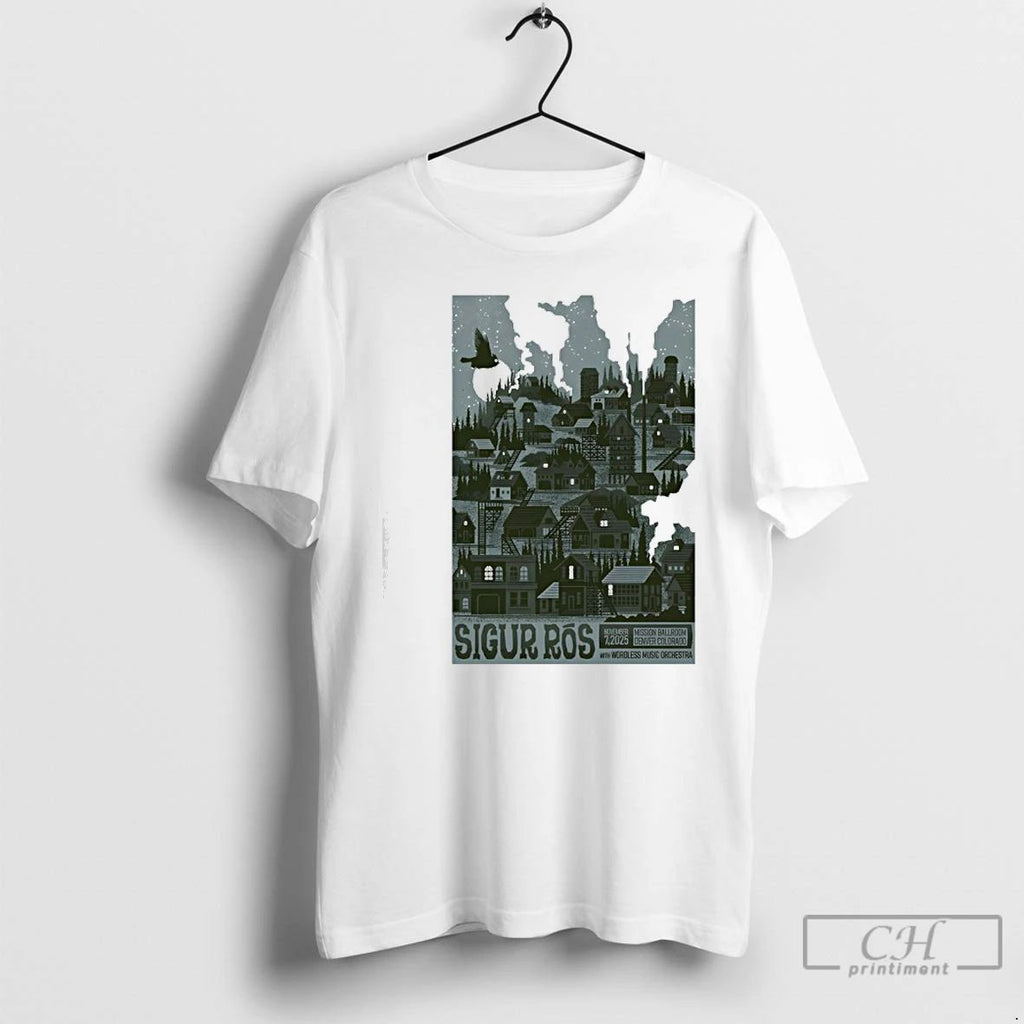 Premium Sigur Ros Nov 7th 2025 Mission Ballroom Denver Co T Shirts Unisex