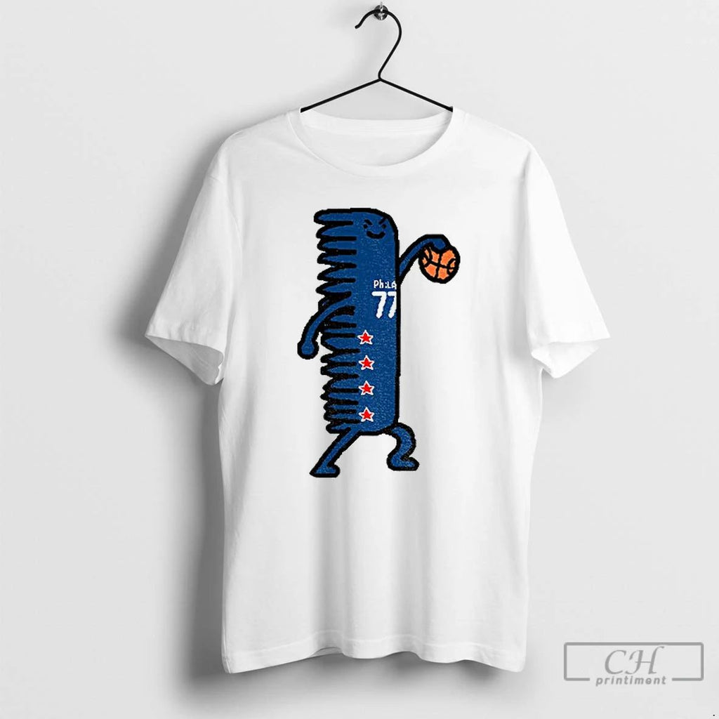 Classic V J Edgecombe Philadelphia 76ers Paint T Shirts Unisex