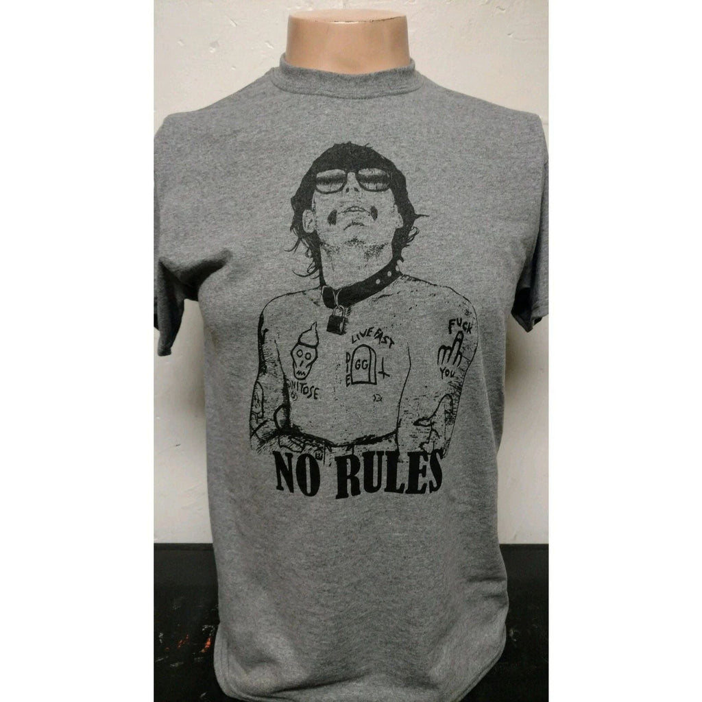 GG Allin No Rules Homoge Murder Junkies Punk Unisex