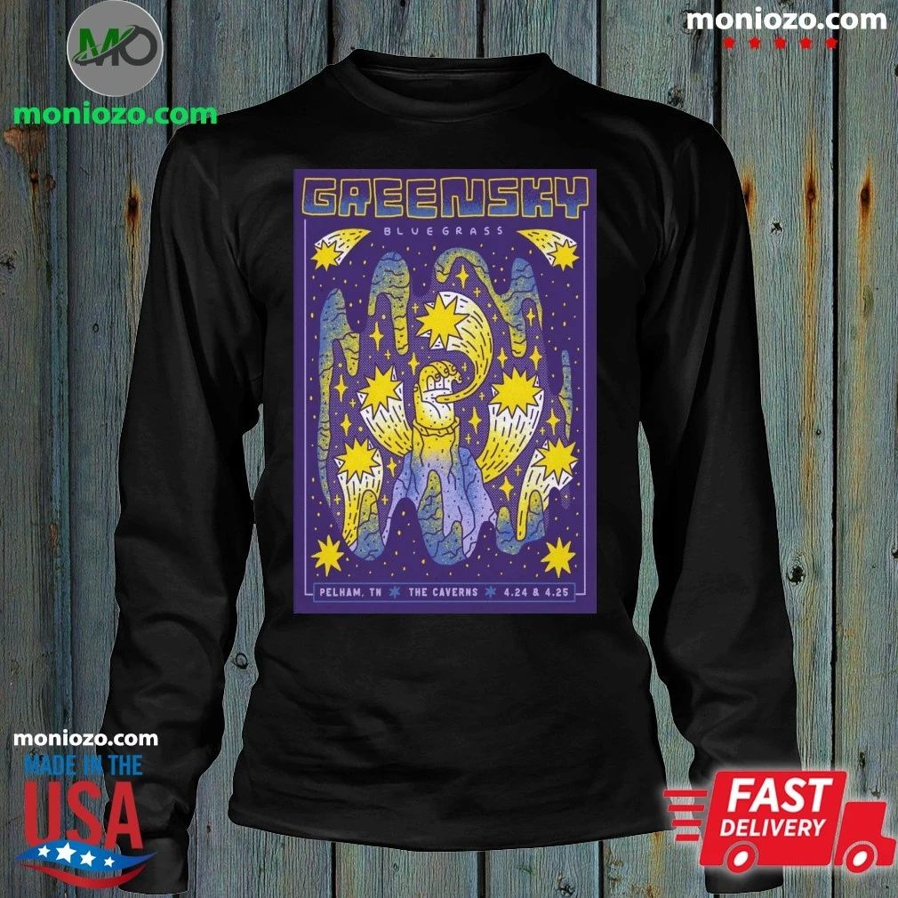 Original Greensky Bluegrass The Caverns In Grundy County TN Apr 24-25 2026 Poster Unisex