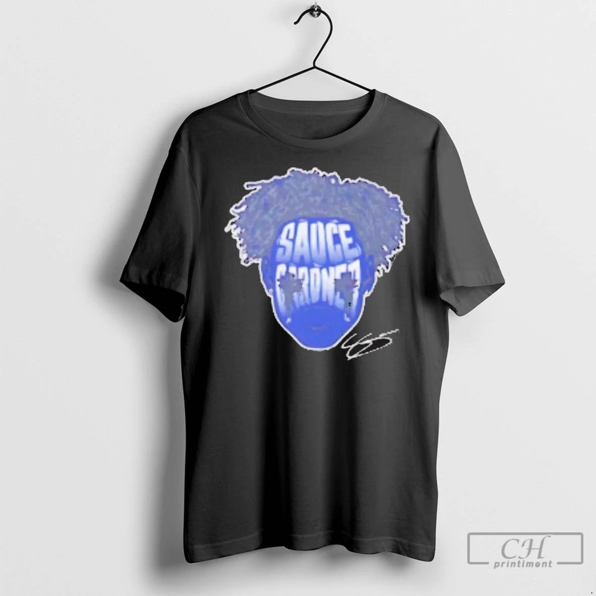 Premium Sauce Gardner Indianapolis Colts Player Silhouette Signature Unisex