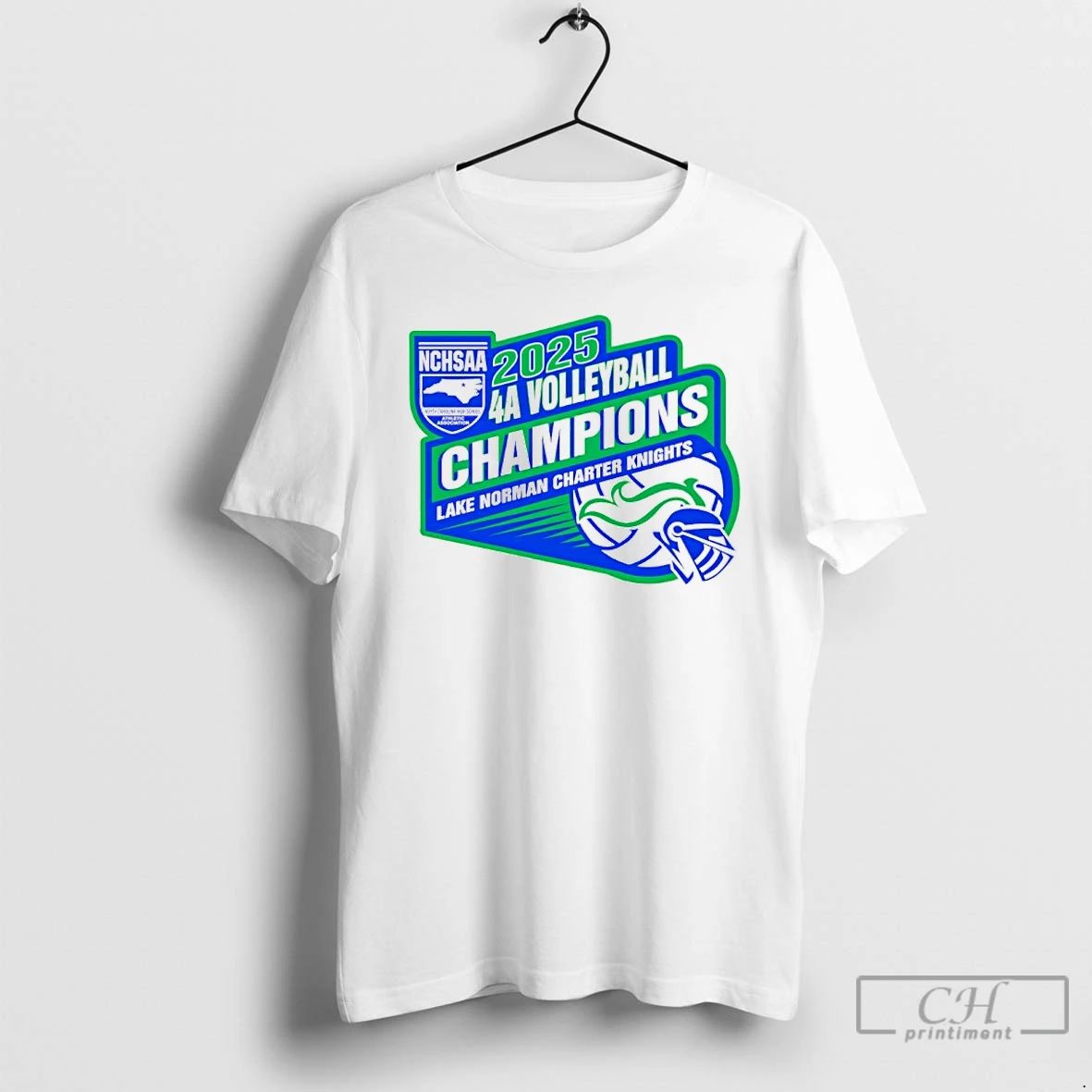 Premium Lake Norman Charter Knights 2025 Nchsaa 4a Volleyball Champions T Shirts Unisex