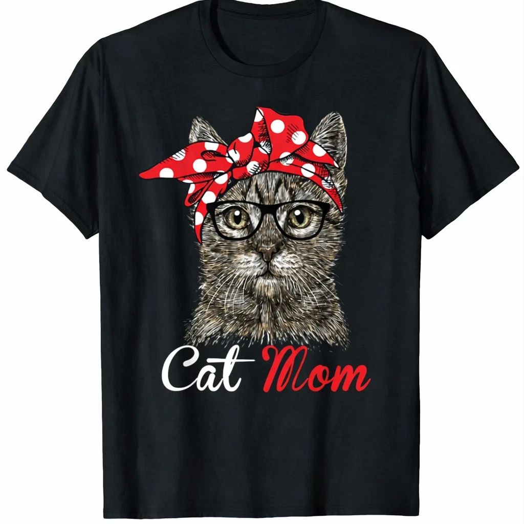 Funny Cat Mom Shirt for Cat Lovers-Mothers Day Gift Unisex