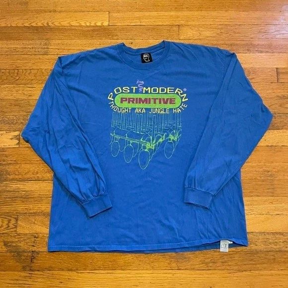 00s Braindead Post Modern Primitive Thought Jungle Hate tshirt XL skate collab Unisex