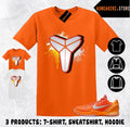 Tee Shirt Matching Kobe 6 Protro Total Orange 2025 To Match Sneaker Mamba Sheath Unisex