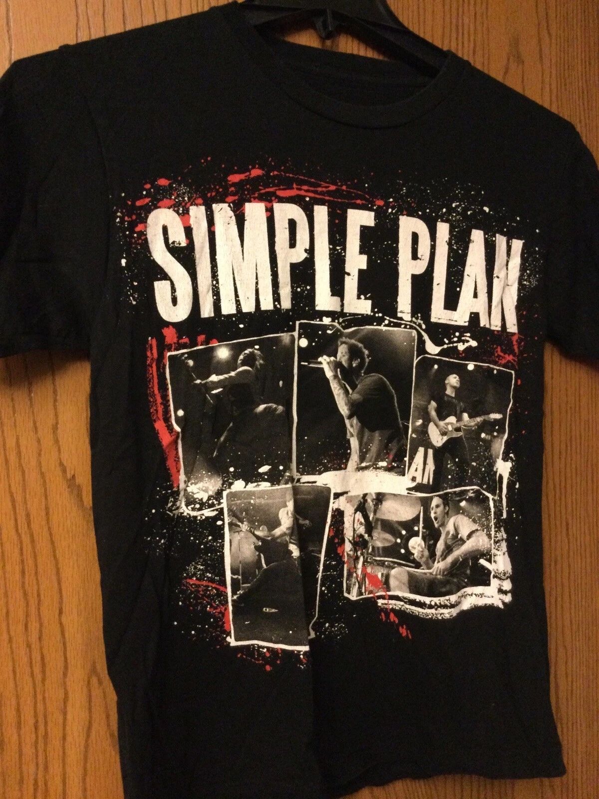 Simple Plan - “Get Your Heart On” - Tour 2011 - Black Shirt - No Tag. Unisex
