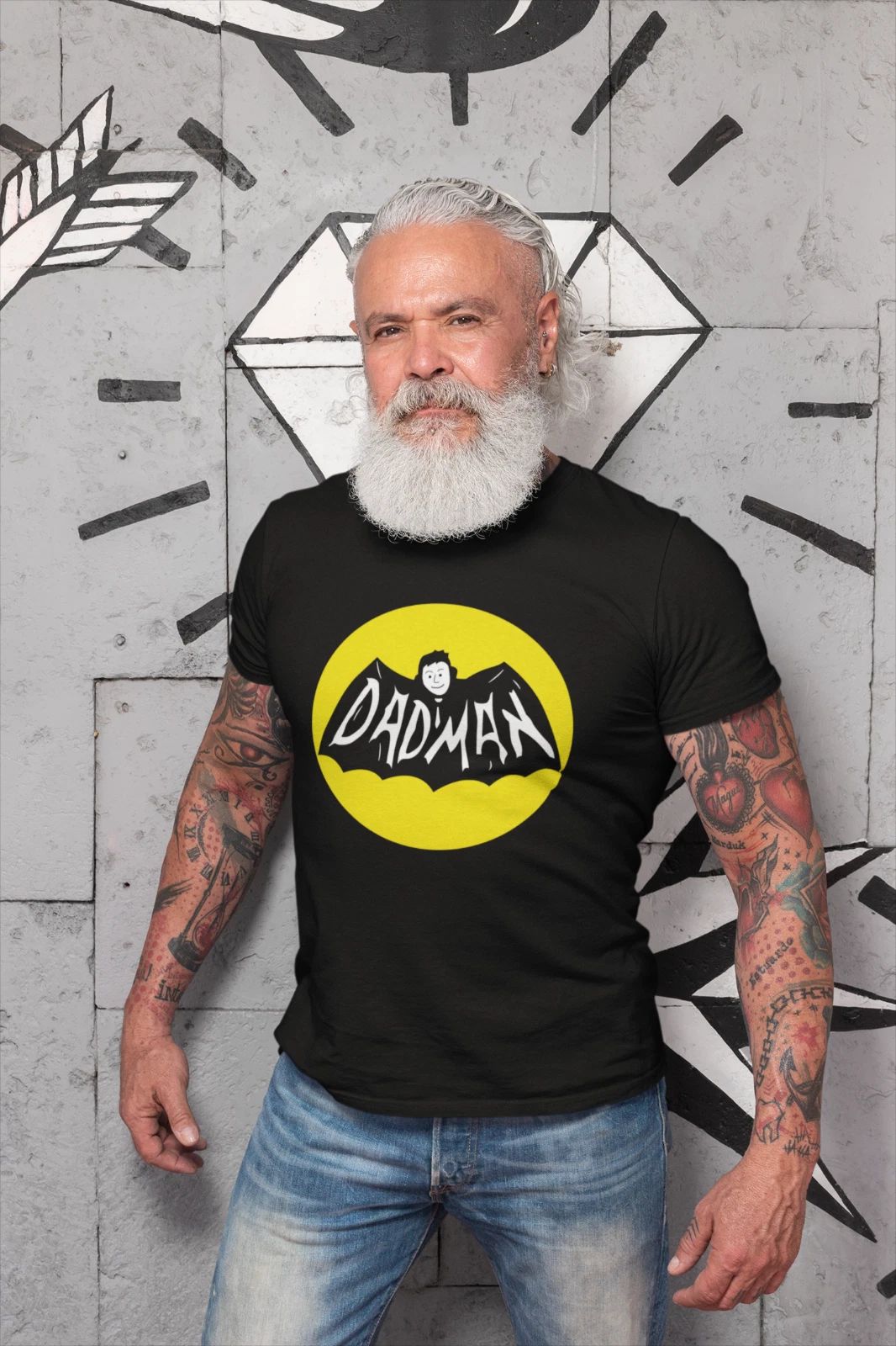 Cool Men T shirt Dadman Dad Soon Brother Super Cool Modern Style Birthday Gift Unisex