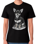 Chihuahua Realistic Small Dog Lover Graphic Gift Unisex Tee Unisex