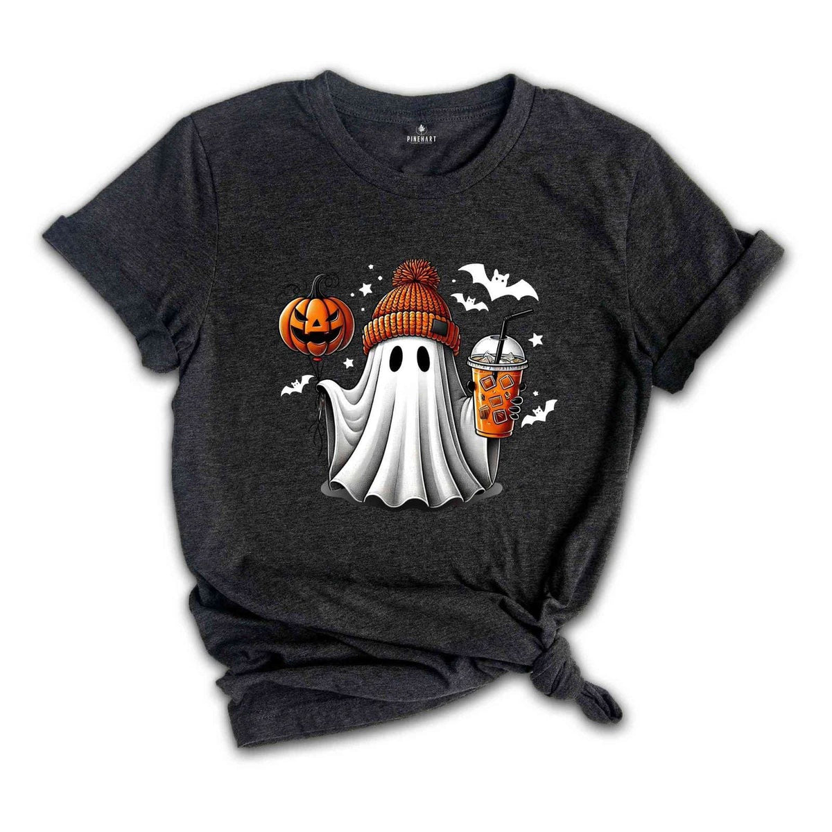 Ghost Coffee Halloween Shirt, Coffee Shirt, Pumpkin Shirt, Pumpkin Head, Boo Shi Unisex